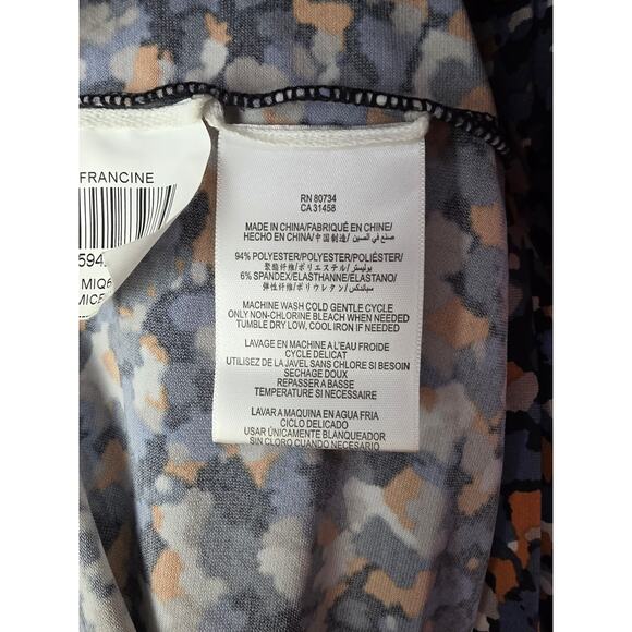 BCBGMAXAZRIA Lagen Look Midi Dress XS Womens Art To Wear Multicolor - Picture 6 of 7